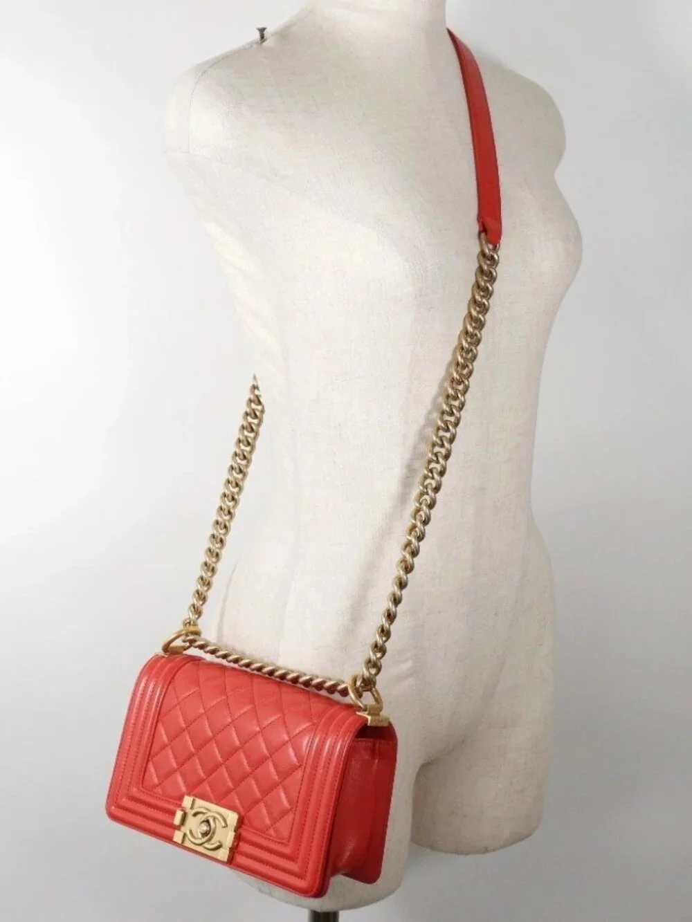 CHANEL ChainShoulder Shoulder Bag Boy chanel lambskin Women